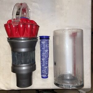 Dyson DC40 UP16 UP19 CANISTER DIRT DUST BIN w/ CYCLONE OEM 966460-10 Red‎ Filter